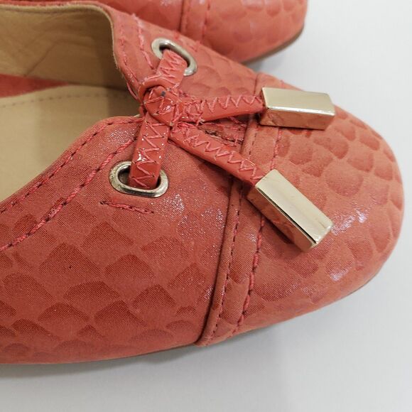 Nurture Mayler Women's Leather Flats with Adorable Bow Tie, Size 6M - Picture 3 of 11